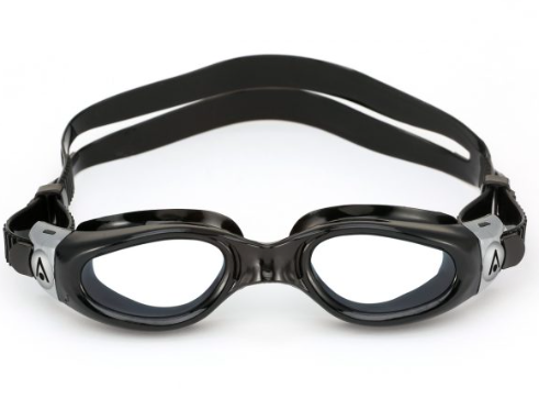 Aquasphere Kaiman Compact - Clear Lens - Black/Black Swim Goggles