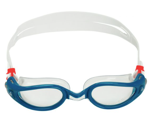 Aquasphere Kaiman Exo - Clear Lens - Petrol/Transparent Swim Goggles