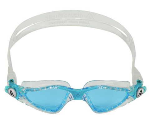 Aquasphere Kayenne Junior - Blue Tinted Lens - Transparent/Aqua Swim Goggles