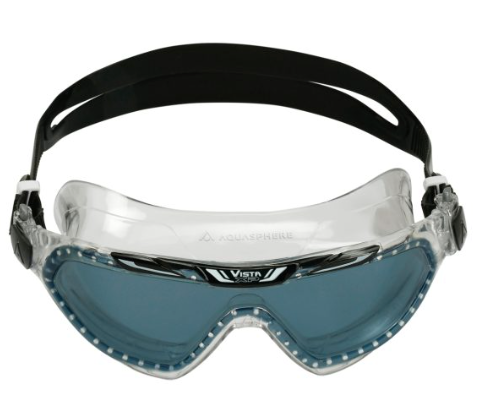 Aquasphere Vista XP - Smoke Lens - Transparent/Black Swim Mask