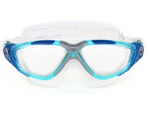 Aquasphere Vista - Clear Lens - Transparent/Blue Swim Mask