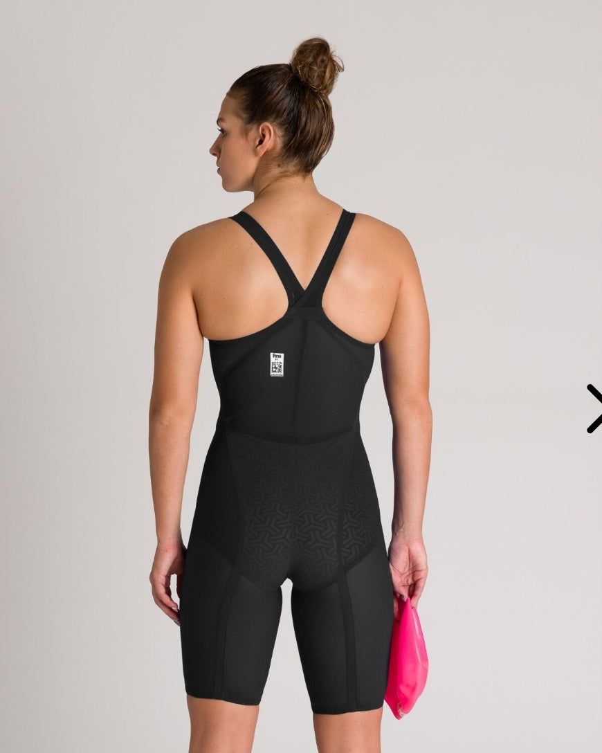 Arena Womens Powerskin Carbon Glide CLOSED BACK - Black/Gold