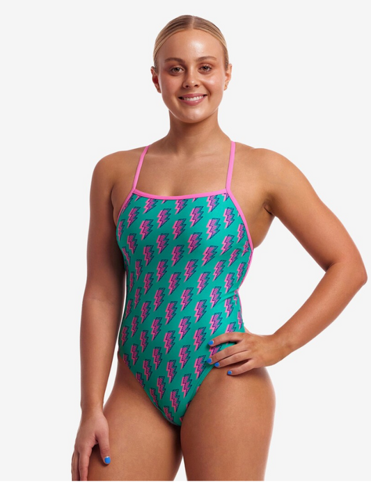 Funkita Womens Strapped In One Piece - Zip Zap