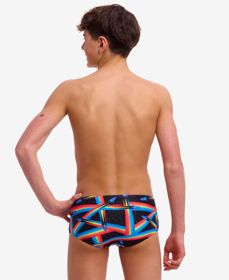 Funky Trunks Boys Sidewinder Trunks - Pocket Rocket
