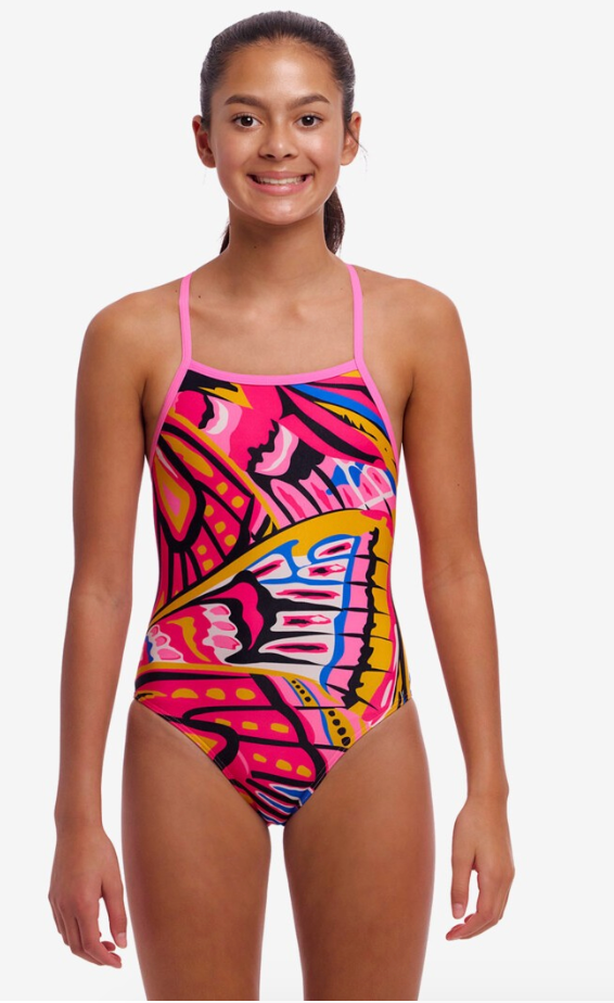 Funkita Girls Strapped In One Piece - Lover Flies