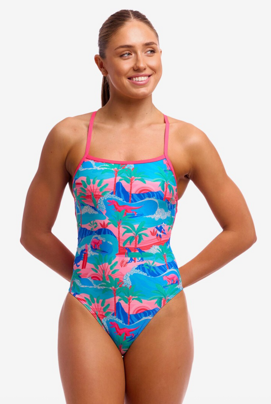 Funkita Womens Strapped In One Piece - Dudette