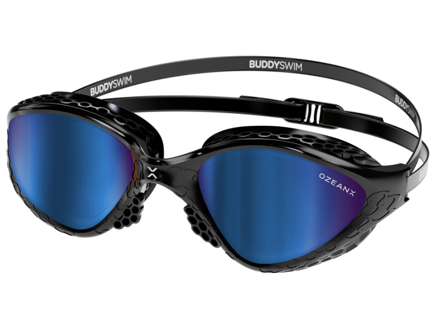 Buddyswim OzeanX Goggles Bk/Blue mirror