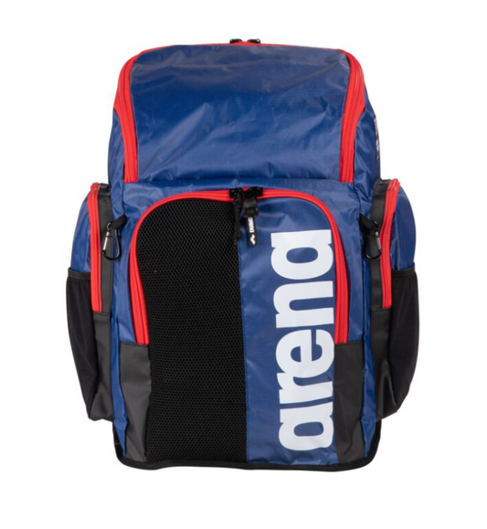 Arena SpikyIII Backpacks 45L: navy/red