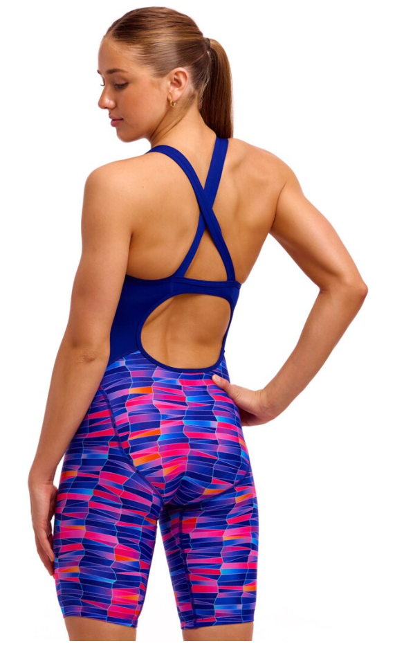Funkita Womens Fast Legs Knee Suit - Warped Waves