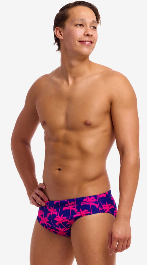 Funky Trunks Mens Briefs - Pinky Palms