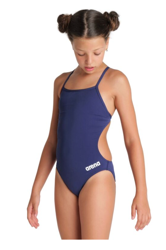 Arena Girls Team Challenge one piece : Navy/wt