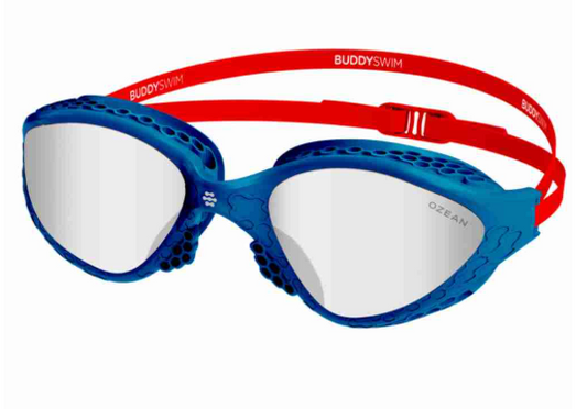 Buddyswim Ozean Goggles Navy/red/clear