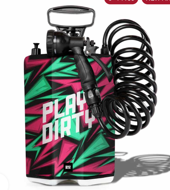 Beach Box Portable shower 5L Dirty Pink/green