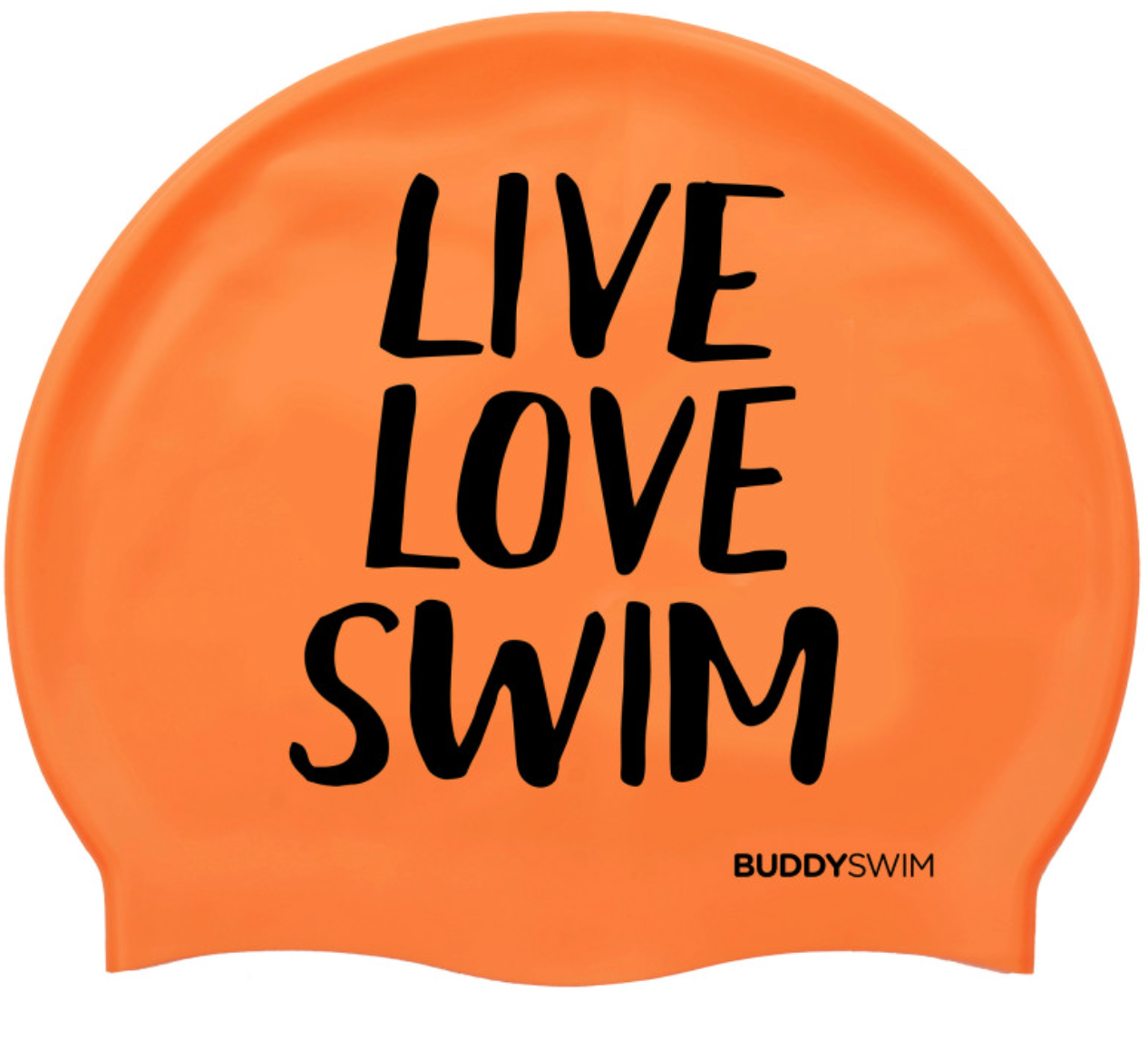 Buddyswim Live Love Swim Silicone cap