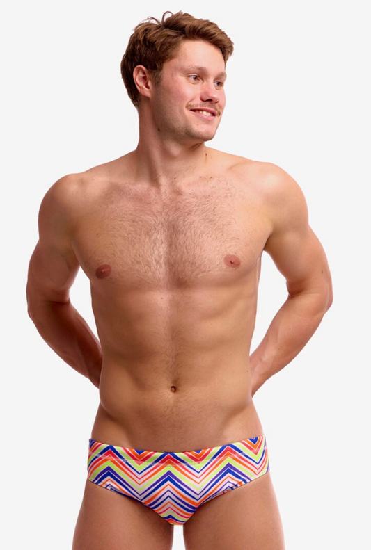 Funky Trunks Mens Briefs - Down Up