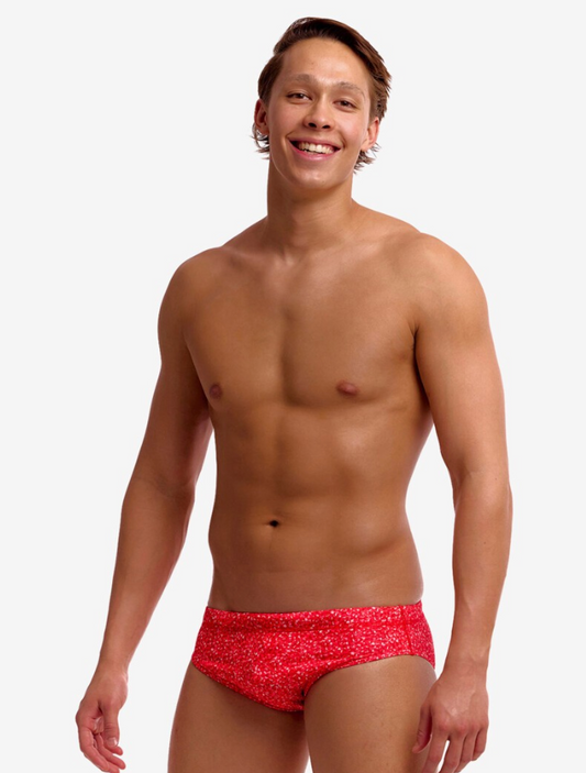 Funky Trunks Mens Briefs - Hot Coals