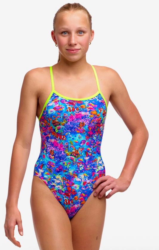 Funkita Girl's Single Strap One Piece - Sea Life