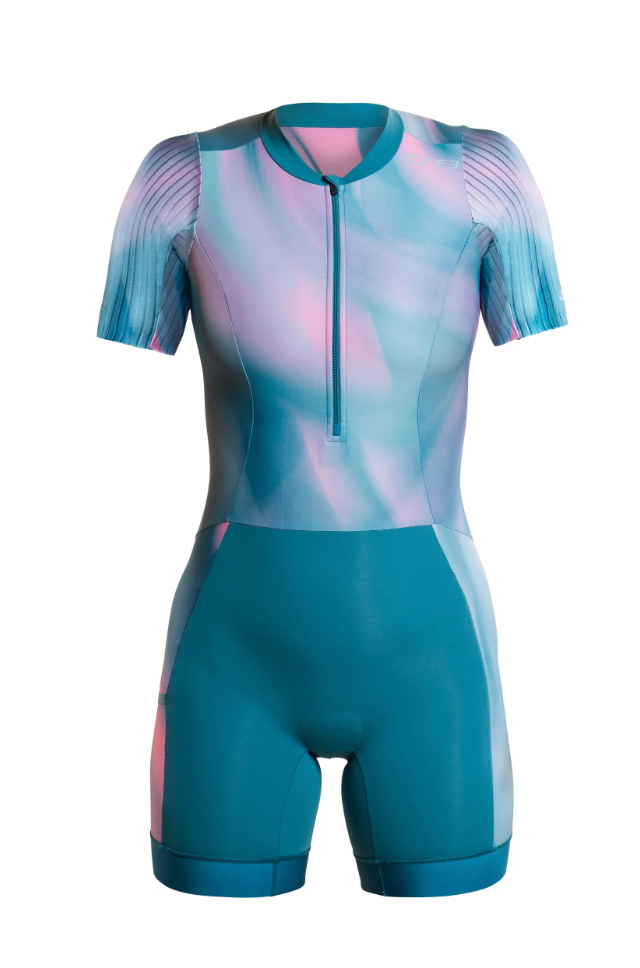 Zone3 Women's Activate+ Trisuit : Teal/pink