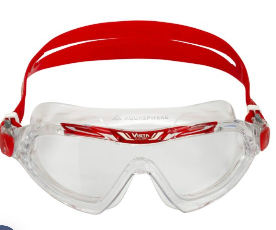 Aquasphere VistaXP - Clear Lens - Transparent/Red