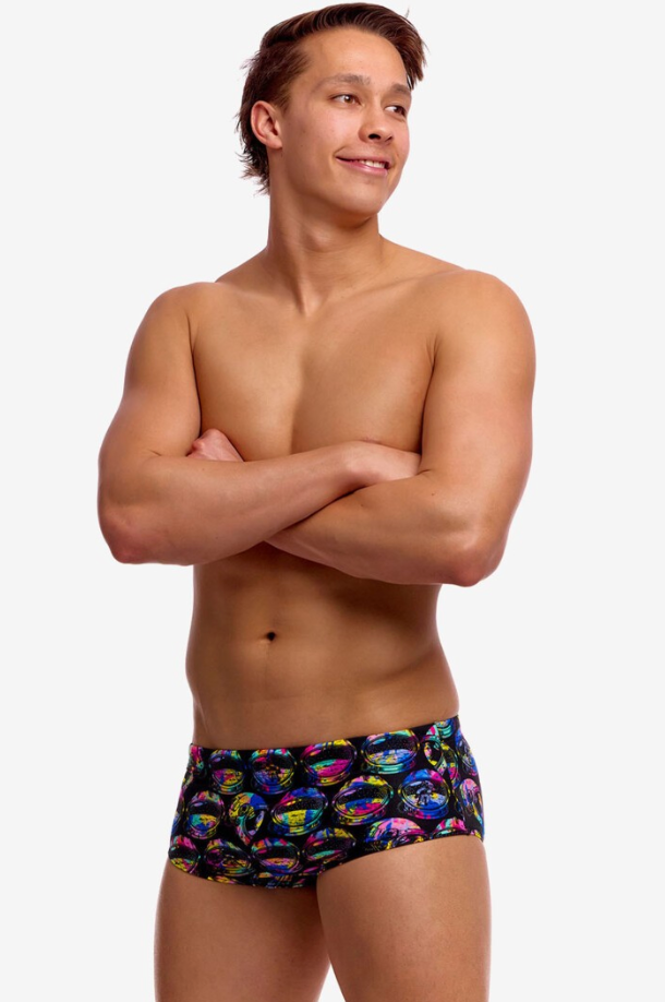 Funky Trunks Mens Sidewinder Trunks - Ham Bam Maam