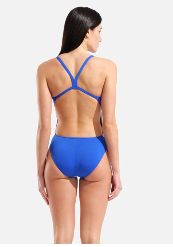 Arena Womens Earth Challenge back neon blue