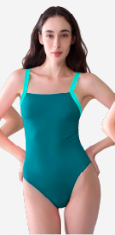 Taupoc Ladies Racer Back : Jade & Tiffany Blue