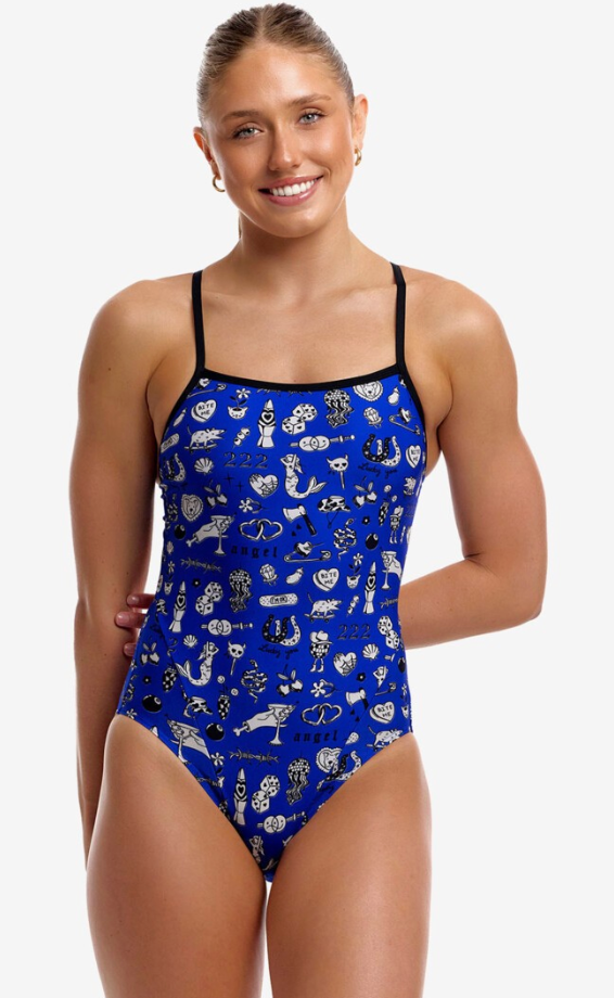 Funkita Womens One Piece Single Strap - Scratchy