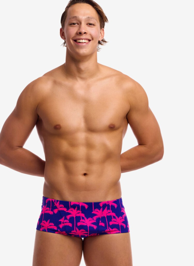 Funky Trunks Mens Classic Trunks - Pinky Palms