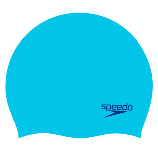 Speedo Junior Plain Moulded Silicone: Blue/Light Blue