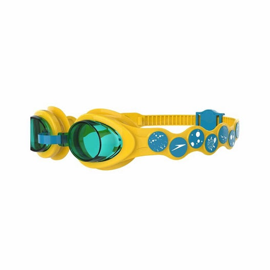 Speedo Infant Spot Goggles (Yellow/Turquoise/Blue Lens) - 2-6 years age
