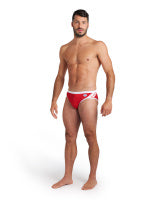 Arena Mens Brief - Icons Team Red/White Solid
