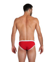 Arena Mens Brief - Icons Team Red/White Solid