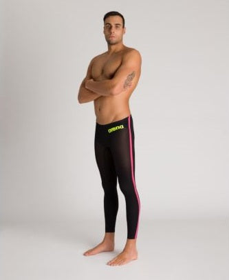 Arena Mens Powerskin R-Evo Open Water (OW) Pants Black-Fluo Yellow