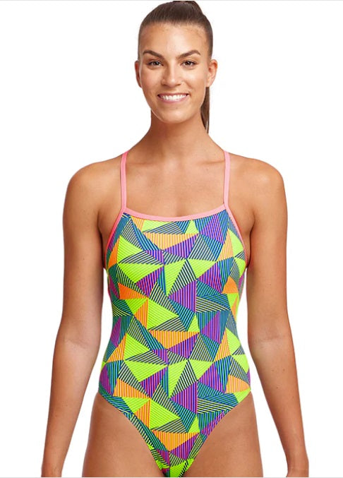 Funkita Womens Strapped In One Piece - Cross Bars