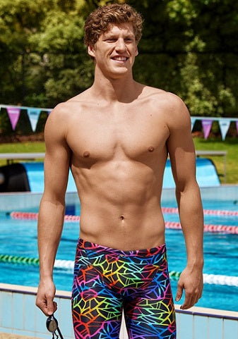 Funky Trunks Mens Jammers - Rainbow Web
