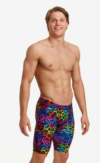 Funky Trunks Mens Jammers - Rainbow Web