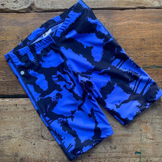Rippled Effect Mens Jammers Jerry Blue