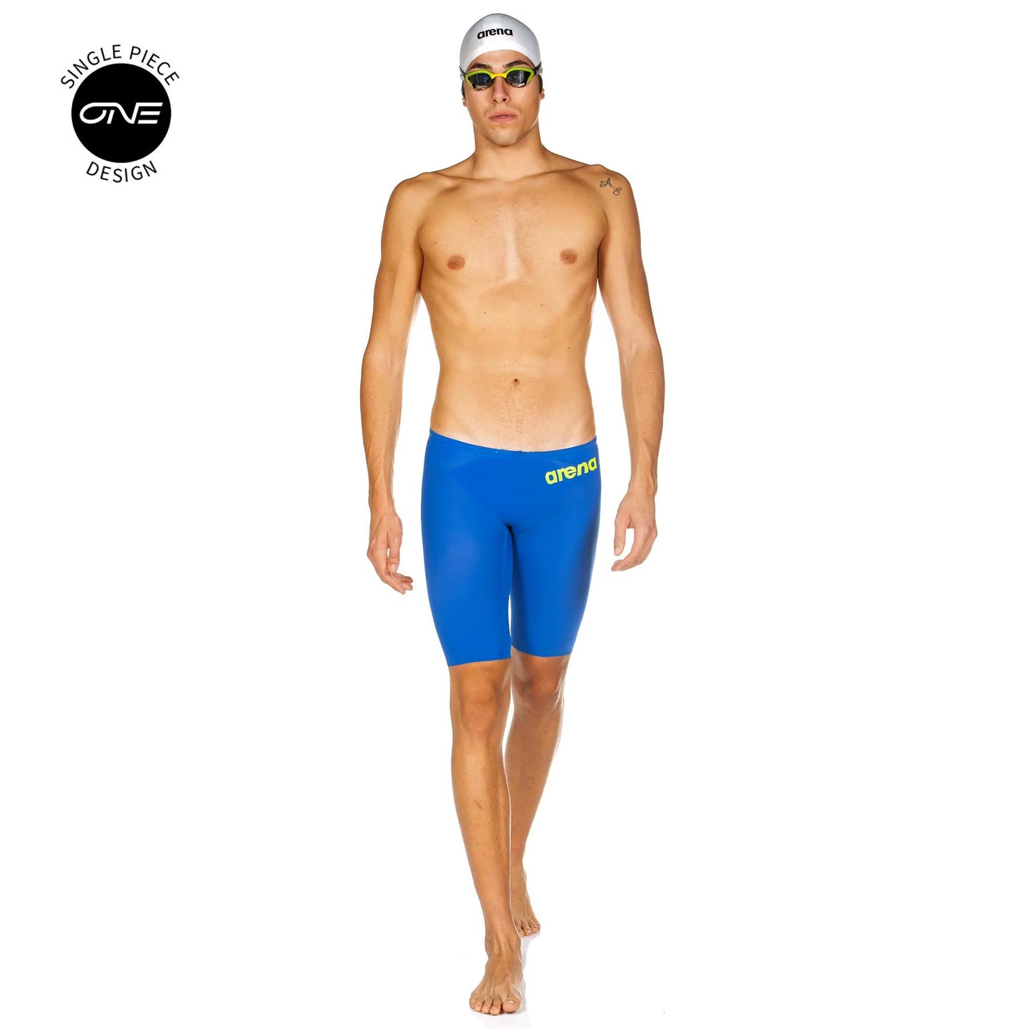 Arena Powerskin Carbon Air 2 Jammer - Electric Blue/Dark Grey