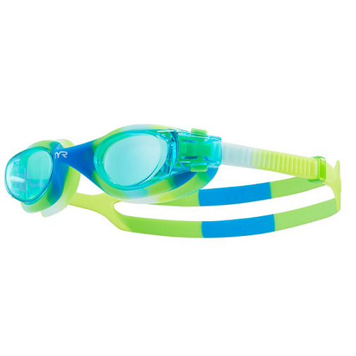 TYR Vesi Tie Dye Junior Blue Green Swim Elite