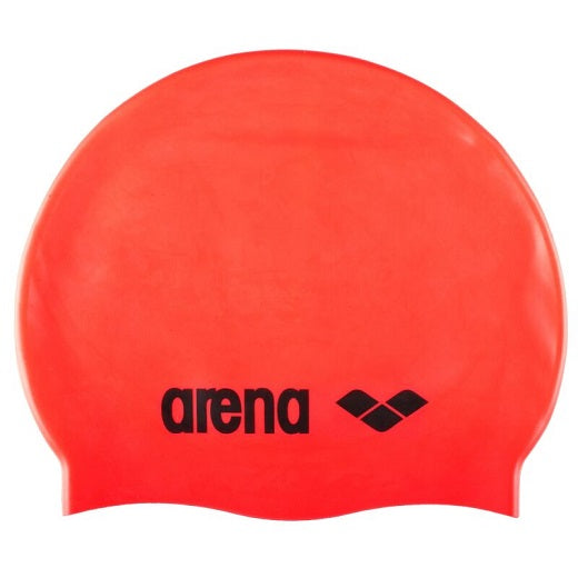 Arena Classic Silicone Caps: Black, Navy, Silver, FluoRed, Fushcia