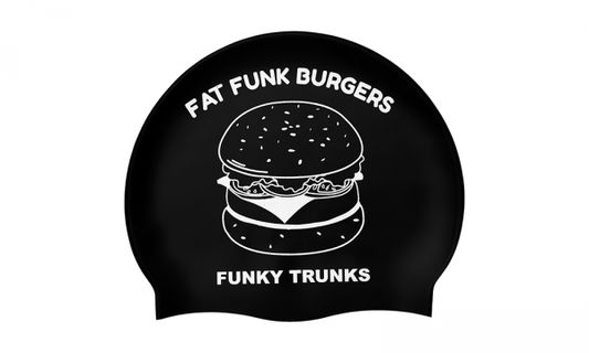 Funky Trunks Fat Funk Burgers Silicone Cap